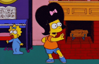 Happy Maggie Simpson GIF by The Simpsons