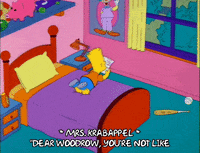 Season 3 Bed GIF by The Simpsons