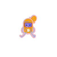 Tired Coffee Sticker by napper.app