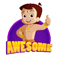 Awesome Congrats Sticker by Chhota Bheem