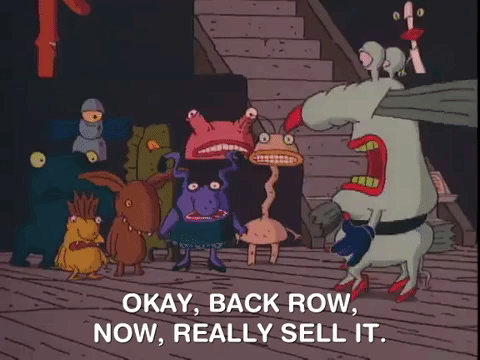 nickrewind giphydvr nicksplat giphyarm001 aaahh real monster GIF