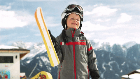 Sunkidworld giphygifmaker fun snow winter GIF