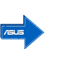 Arrow Point At Sticker by ASUS