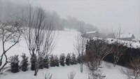 French Alpine Region Under Orange Weather Warning After Heavy Snow