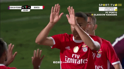 High Five Sl Benfica GIF by Sport Lisboa e Benfica