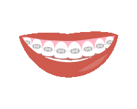 nowlinortho smile oklahoma support local braces Sticker