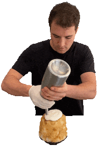 Whipped Cream Gaston Sticker by foodbabyny
