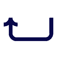 Sasar_es brand sasar flecha d curva en u Sticker