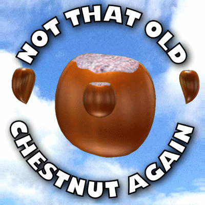 Not Funny Chestnuts GIF