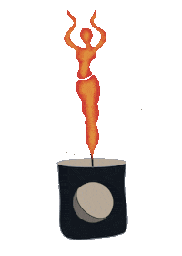 Witch Dancer Sticker by Rhianna Moon