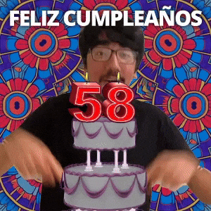 ¡Feliz 58.º cumpleaños!