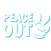 jorgedelafuentedesign bye peace adios saludo Sticker