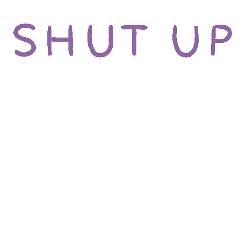 British Shut Up Sticker