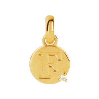 Gold F Sticker by Aleyole Jewelry