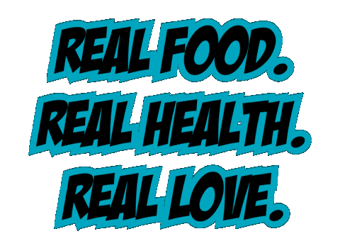 Real Food Sticker by Raw And Paw Co