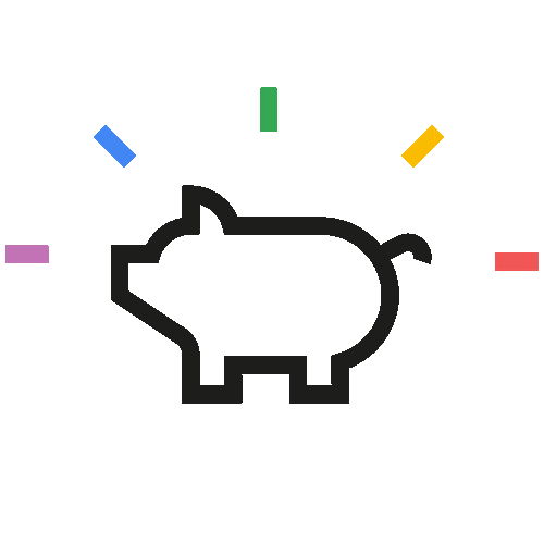 RadiantPIG giphyupload pig piggy digitalmarketing Sticker