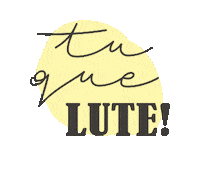Lute Sticker by Conviteria Com Amor