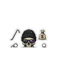 Skull Calavera Sticker
