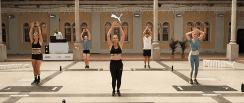 fitfabstrongcz giphygifmaker fitness workout puma GIF