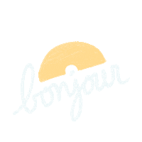 Bonjour Hello Sticker