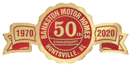 Happy 50 Years Sticker by Bankston Motor Homes