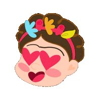 ruanriga love inlove frida enamorada Sticker