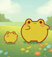 Happy Frog GIF