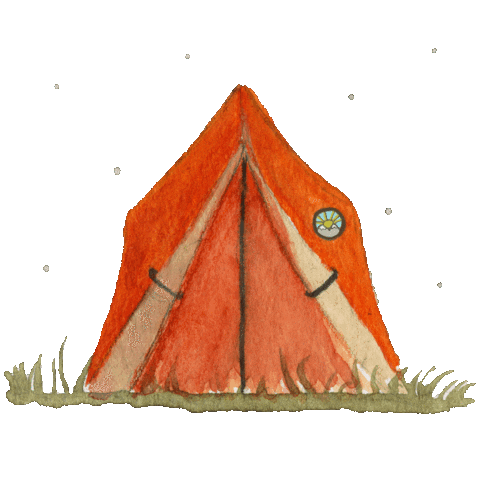 Holiday Camping Sticker
