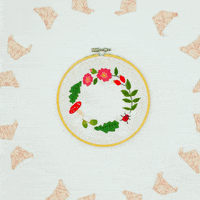 Sewing Embroidery GIF by Alice Caroline