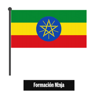Ethiopia Flag Sticker by Formación Ninja