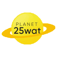 25wat planet 25wat Sticker