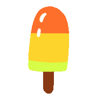 POLARFUX hot summer ice cream popsicle Sticker