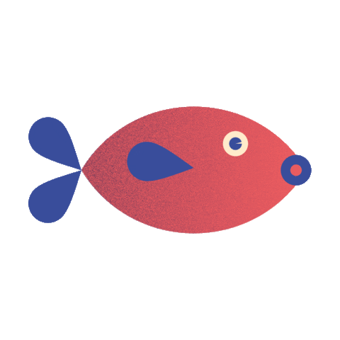 Studio_Lotti giphyupload ocean fish swimming Sticker