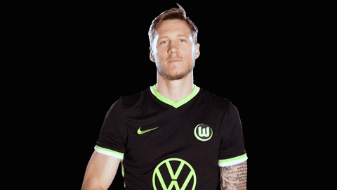 Wout Weghorst Reaction GIF by VfL Wolfsburg