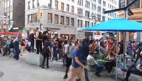 New Yorkers Stage Protest Over Ferguson Policing