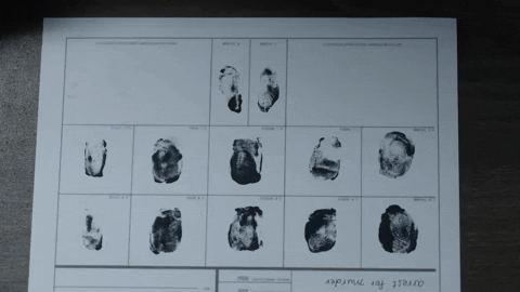 red handed crime GIF by Hallmark Movies & Mysteries