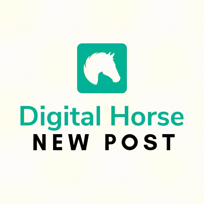 DigitalHorse new post post horse pony GIF