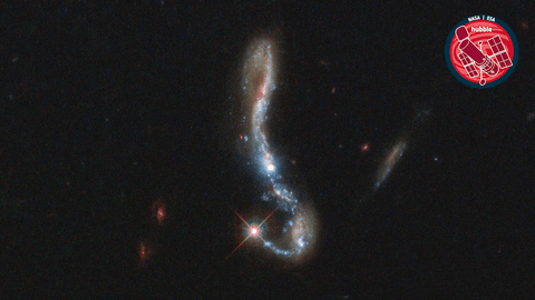 Nasa Stretching GIF by ESA/Hubble Space Telescope