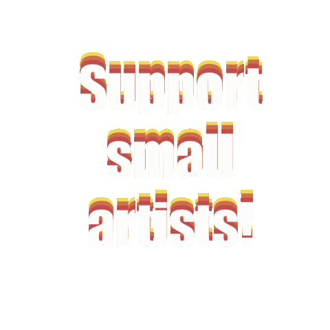 http_130613 art artists colorfull support small artists Sticker