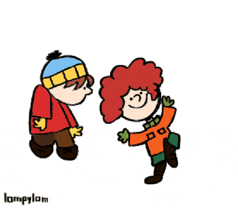 lompylom giphyupload south park charlie brown kyman GIF