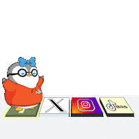 Youtube Friends Sticker by Pudgy Penguins