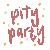 Sad Pity Party Sticker