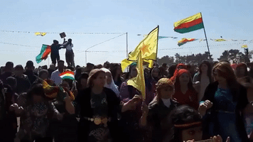 Syrian Kurds Celebrate Nowruz in Rojava