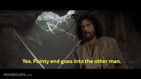 ReidDesigns giphygifmaker sword zorro mask of zorro GIF