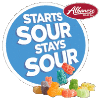 Gummy Bear Gummies Sticker by Albanese Candy