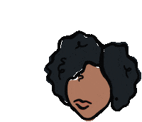 Talking Black Woman Sticker by Tidy Milso