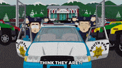 car police GIF by South Park 