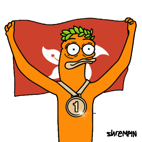 Hong Kong Flag Sticker by shremps
