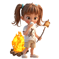 Marshmallows Lightening Bugs Sticker