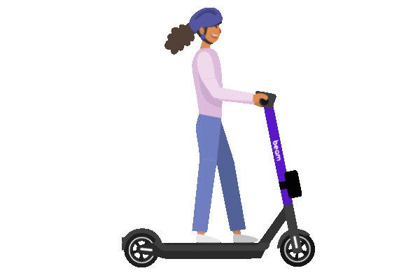 ridebeam giphyupload purple fast move Sticker